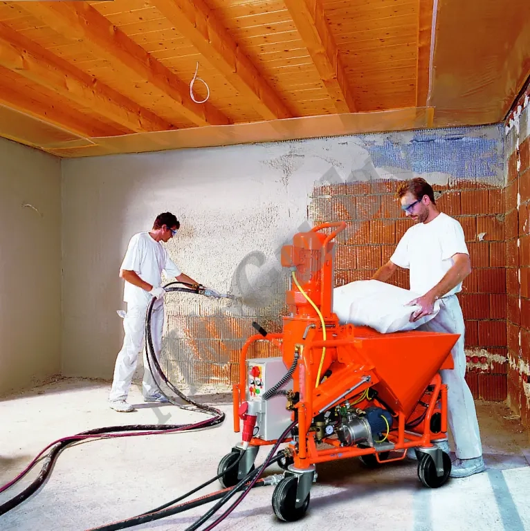 Штукатурные работы (механизированная штукатурка)