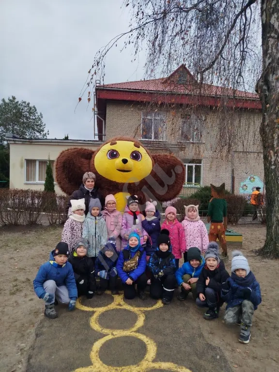 Чебурашка на день рождения, ростовая кукла Чебурашка