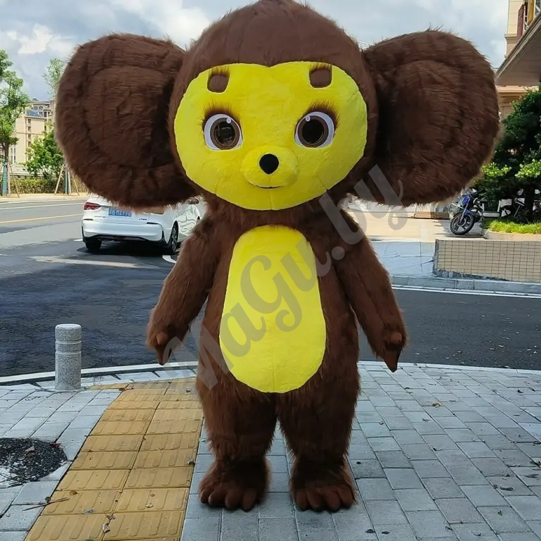 Чебурашка на день рождения, ростовая кукла Чебурашка