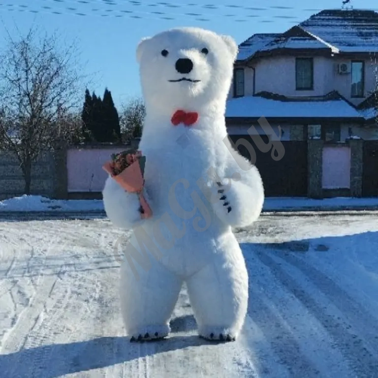 Ростовая кукла белый медведь